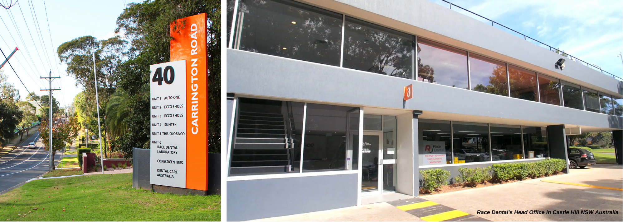 Race Dental's Head Office in Castle Hill NSW Australia