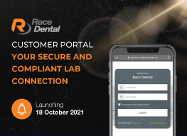 Race Dental Customer Portal launching soon!